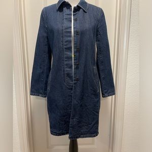 Classiques Entier blue denim, long jacket/coat.